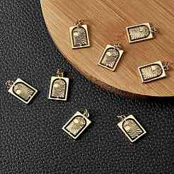 10Pcs Brass Pendants&nbsp;KK-SZ0004-52