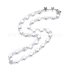 Non-Tarnish 304 Stainless Steel Link Chain Necklaces&nbsp;NJEW-L457-008P