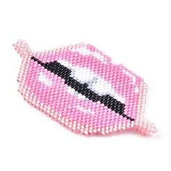 Handmade Seed Beads Links Connectors&nbsp;SEED-I012-58A