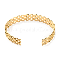 304 Stainless Steel Cuff Bangles&nbsp;BJEW-F457-03G