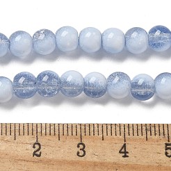 Crackle Glass Beads Strands&nbsp;GLAA-U001-6mm-14