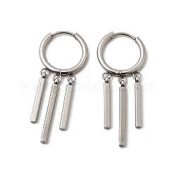 Stick 304 Stainless Steel Chandelier Earrings&nbsp;EJEW-L309-02A-P