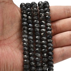Natural Larvikite Beads Strands&nbsp;G-Z111-A42