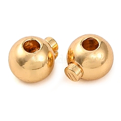 Brass Crimp Beads&nbsp;KK-K378-41G