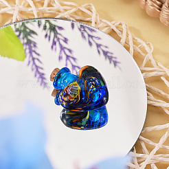 Handmade Lampwork Perfume Bottle Pendants&nbsp;LAMP-TADJ0001-06E