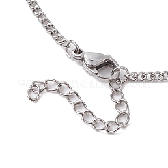Tarnish Resistant Adjustable 304 Stainless Steel Curb Chains Necklaces Making&nbsp;AJEW-JB01214-01