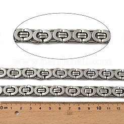 201 Stainless Steel Byzantine Chains&nbsp;SA-E001-14P-01