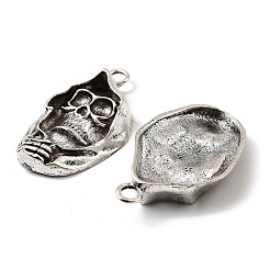 Tibetan Style Alloy Pendants&nbsp;TIBEP-K001-03AS