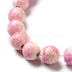 Synthetic Turquoise Dyed Beads Strands&nbsp;G-E594-24J