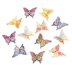 12Pcs 6 Styles Alloy Enamel Pendants&nbsp;FIND-TA0008-21