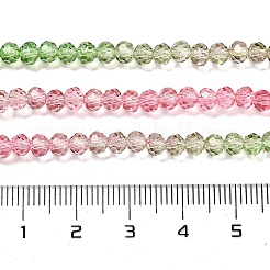 Transparent Painted Glass Beads Strands&nbsp;LS-DGLA-A034-T3mm-A18