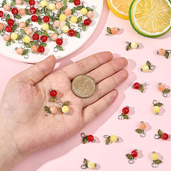 120Pcs 3 Colors Acrylic Pendants&nbsp;OACR-SC0002-58