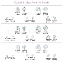 Mixed Styles Acrylic Beads&nbsp;OACR-CJ0002-02