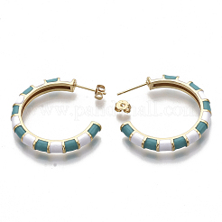 Brass Stud Earrings&nbsp;EJEW-S209-12A
