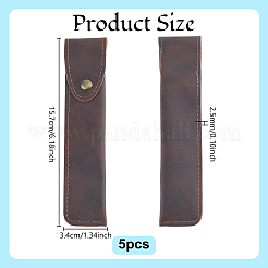 Rectangle PU Leather Pen Case&nbsp;AJEW-WH0485-46A