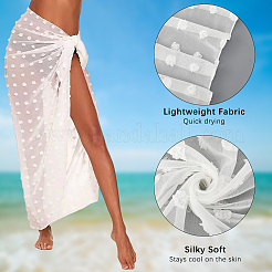 Rectangle Polyester Beach Wrap Dress&nbsp;AJEW-WH20006-182A