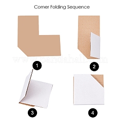 Safety Kraft Paper Photo Album Corner Protector&nbsp;PH-TOOL-WH0045-03A-B