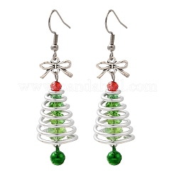 Aluminum Glass Dangle Earrings&nbsp;EJEW-JE06580