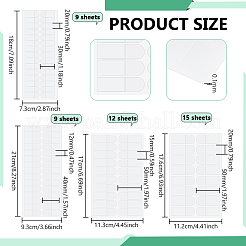 45 Sheets 4 Styles PVC Paper Stickers&nbsp;DIY-BC0017-26