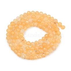 Natural Topaz Jade Beads Strands&nbsp;G-L662-A01-4mm