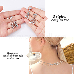 6Pcs 3 Styles 304 Stainless Steel Tube Multi-Strand Links&nbsp;FIND-HS00003