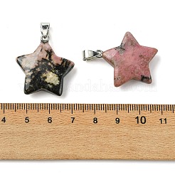 Natural Rhodonite Pendants&nbsp;GG-K002-10R