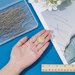 500Pcs 304 Stainless Steel Eye Pins&nbsp;STAS-PH0006-49