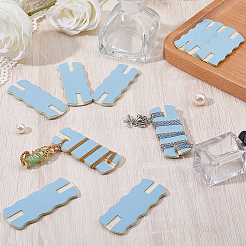 10Pcs Imitation Leather Necklace Anti-Winding Display Cards with Wool&nbsp;AJEW-CL0002-96C