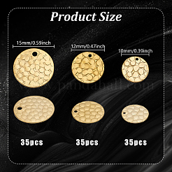 105Pcs 3 Styles Brass Pendants&nbsp;KK-GA0002-51