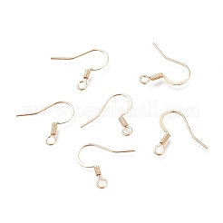Brass Earring Hooks&nbsp;KK-H102-01G