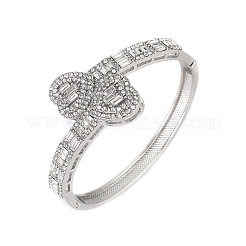 Zinc Alloy Rhinestone Hinged Bangles for WOmen&nbsp;FS-WG4A2DB-02