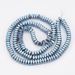 Electroplate Non-magnetic Synthetic Hematite Beads Strands&nbsp;G-T061-119A