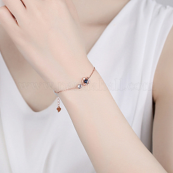 6Pcs 3 Style 925 Sterling Silver Cable Chain Extender&nbsp;FIND-BBC0003-30