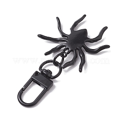 3Pcs 3 Styles Halloween Alloy Enamel Ghost/Spider/Pumpkin Pandant Decorations&nbsp;HJEW-JM01943