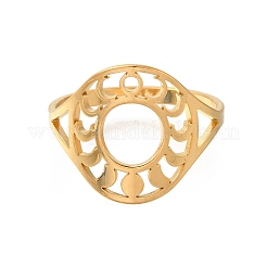 304 Stainless Steel Rings for Women&nbsp;RJEW-S238-11G