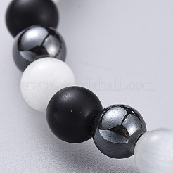 Cat Eye Stretch Bracelets&nbsp;BJEW-JB04591-01