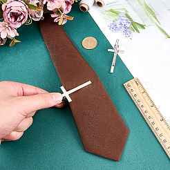 Brass Tie Clips&nbsp;BUTT-WH0024-064P