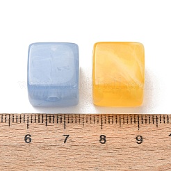 Two-Tone Imitation Gemstone Acrylic Beads&nbsp;AC-CBA7B05-28