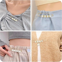 14Pcs 7 Styles Alloy & Iron Safety Pin Brooch&nbsp;AJEW-YW0002-02