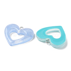 Translucent Resin Hollow Pendants&nbsp;RESI-A025-10