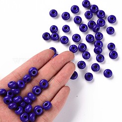 Opaque Colours Glass Round Beads&nbsp;SEED-S045-002A-A03