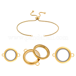 DIY Memory Floating Bracelet Making Kit&nbsp;DIY-UN0004-41G
