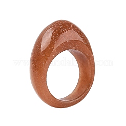 Natural Red Aventurine Finger Rings for Unisex&nbsp;G-Q601-20B