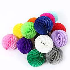 Paper Honeycomb Ball&nbsp;AJEW-WH0003-20cm-05