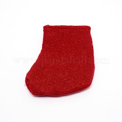 Snowman Cloth Hanging Christmas Stocking&nbsp;HJEW-SZC0004-26