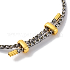 Adjustable Polyester Cord Braided Bracelets&nbsp;BJEW-Z085-01G-14