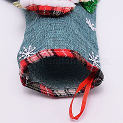Bear Cloth Hanging Christmas Stocking&nbsp;LS-HJEW-SZC0004-20
