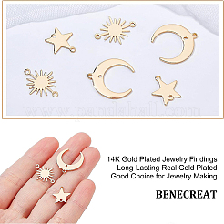 30Pcs 3 Style Brass Links Connectors&nbsp;KK-BC0003-03