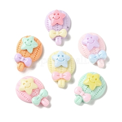 Opaque Resin Cabochons&nbsp;CRES-F030-01N