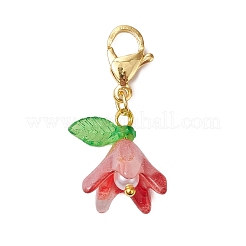 Lily Glass Pendant Decorations&nbsp;HJEW-JM02860